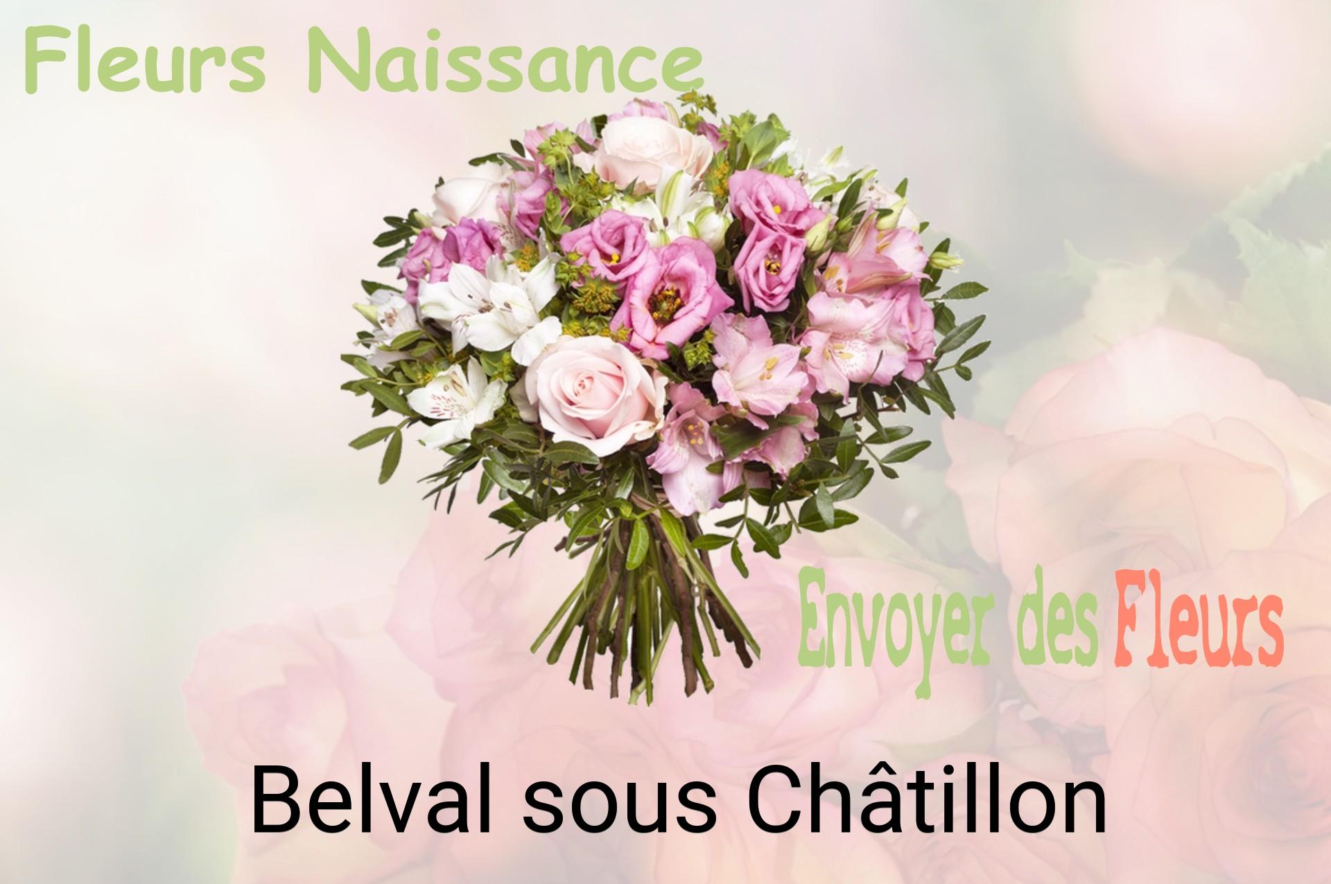 Bouquet de fleurs de naissance livré à Belval-sous-Châtillon