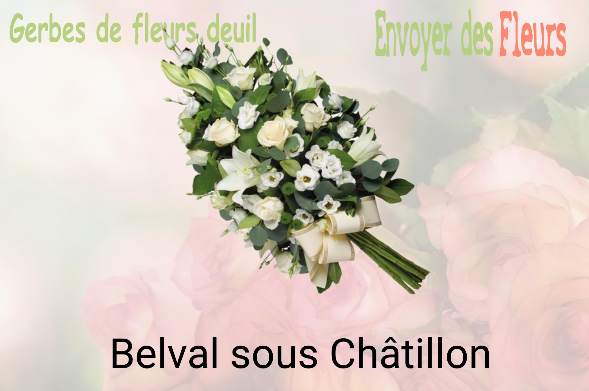 Gerbe de fleurs de deuil livrée à Belval-sous-Châtillon